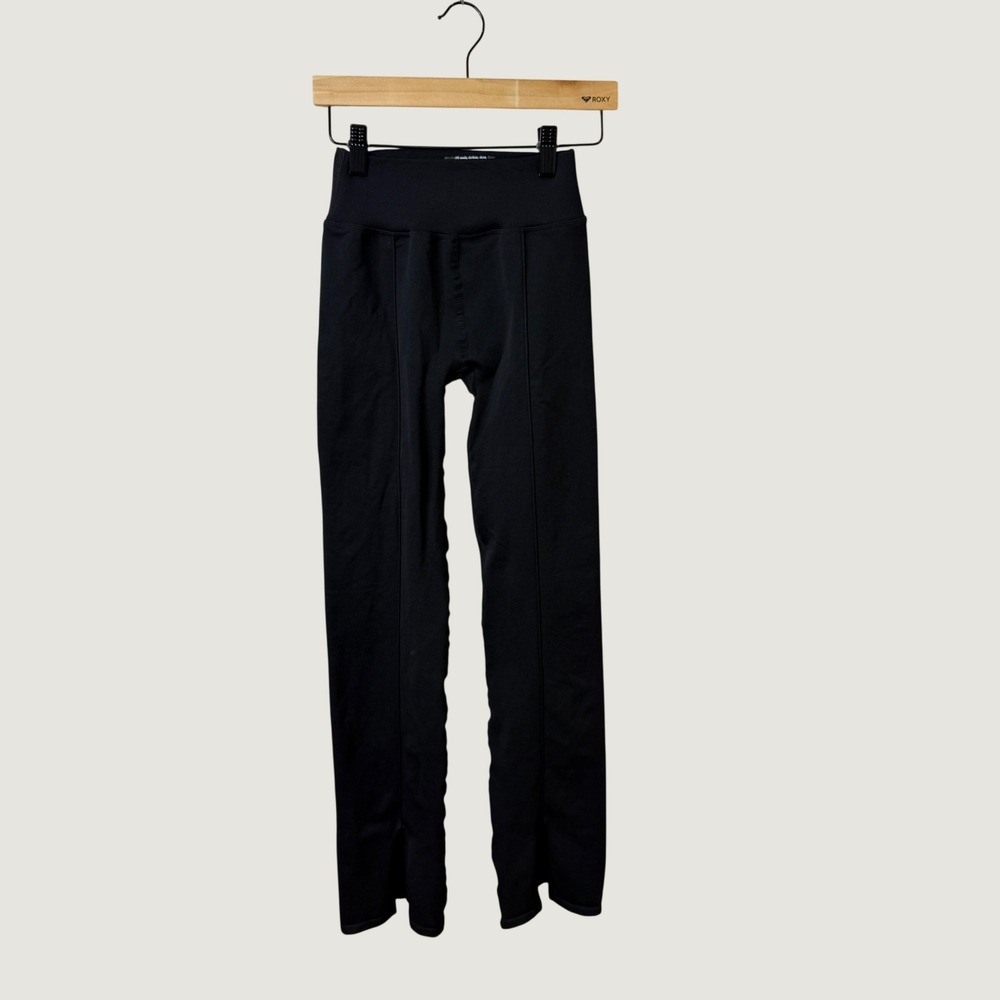 Free People Movement Pintuck Slit Leggings Black Size XS/S Streetwear Athleisure